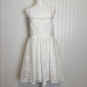 MARBLE White Lace Dress